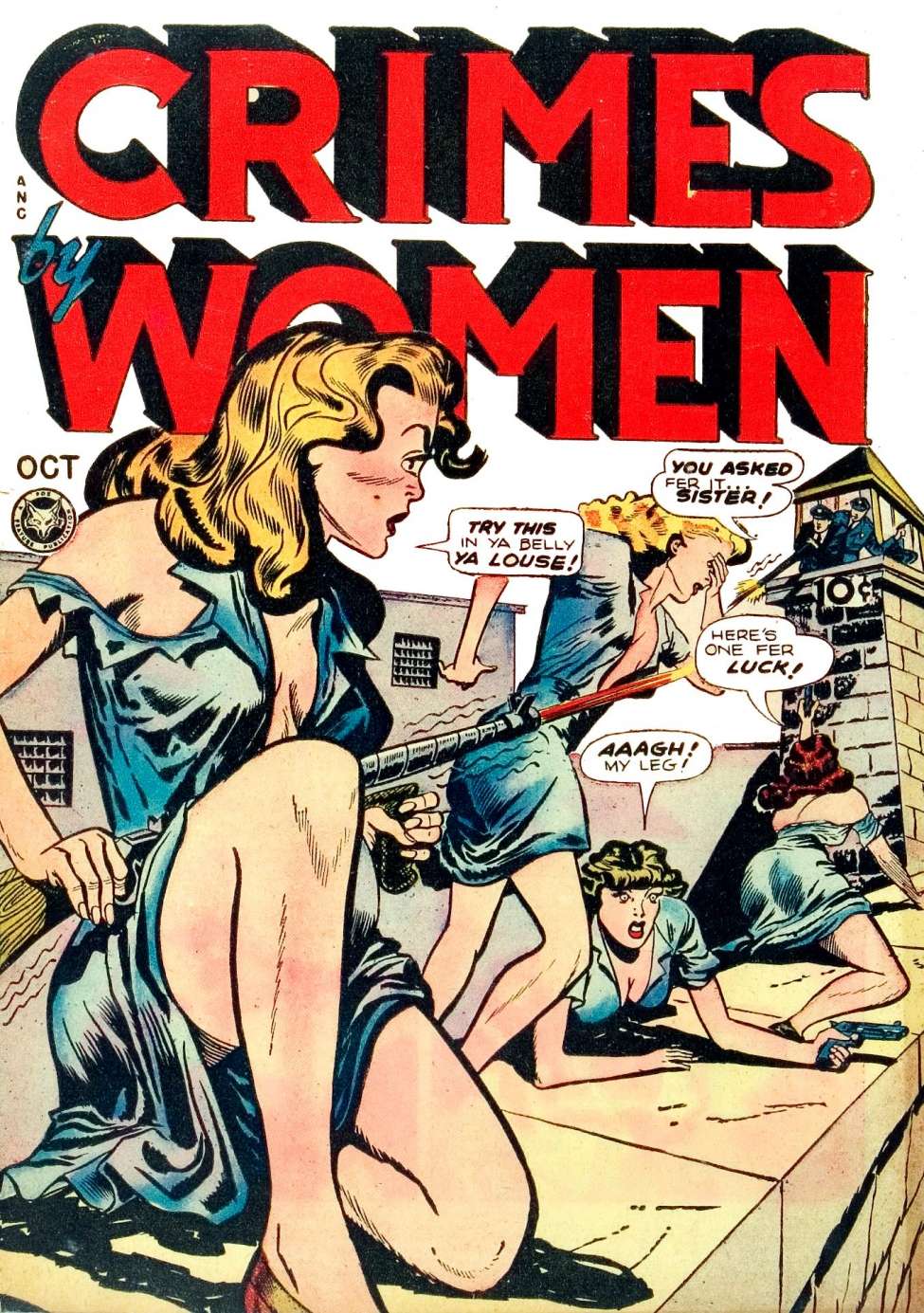 Comic Book Cover For Crimes By Women 3