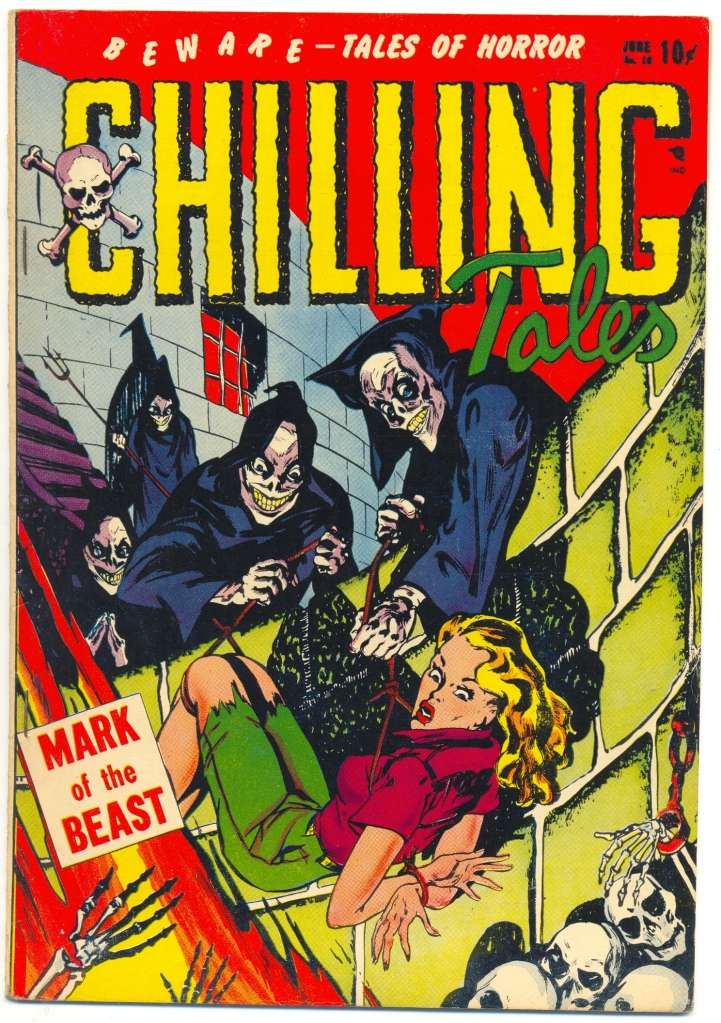 Comic Book Cover For Chilling Tales 16