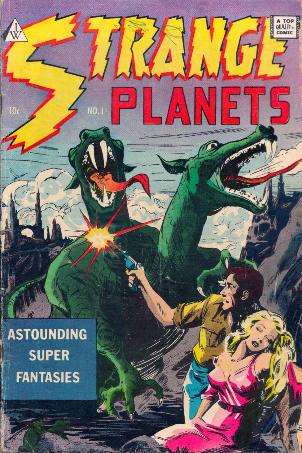Comic Book Cover For Strange Planets 1