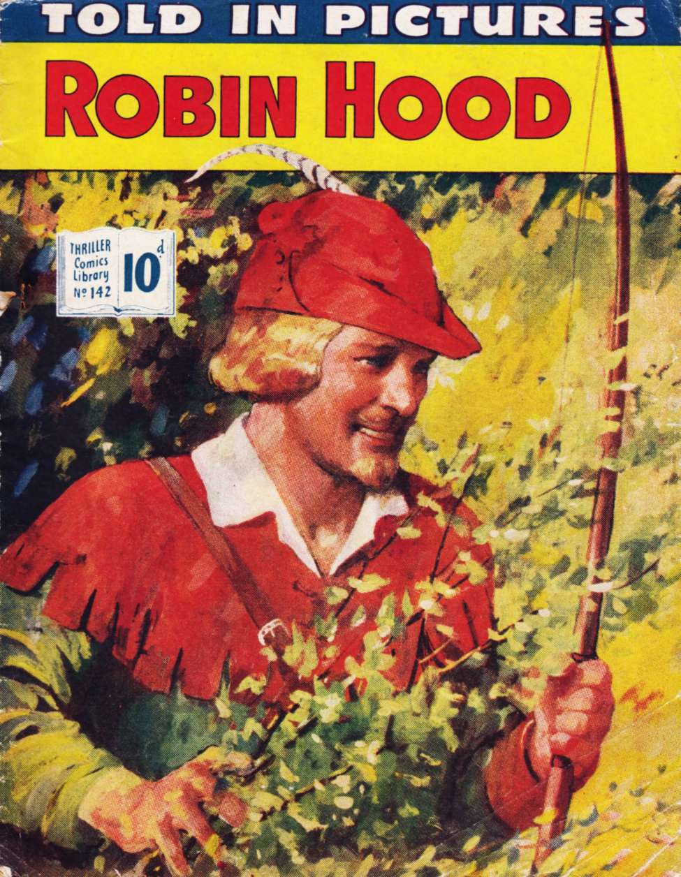 Book Cover For Thriller Comics Library 142 - Robin Hood and the Red Raven