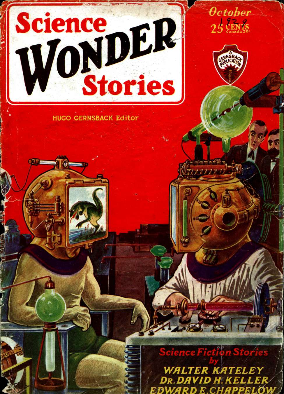 Book Cover For Science Wonder Stories 5 - The Metal World - Ed Earl Repp