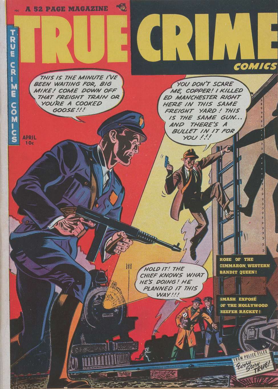 Comic Book Cover For True Crime Comics v1 5