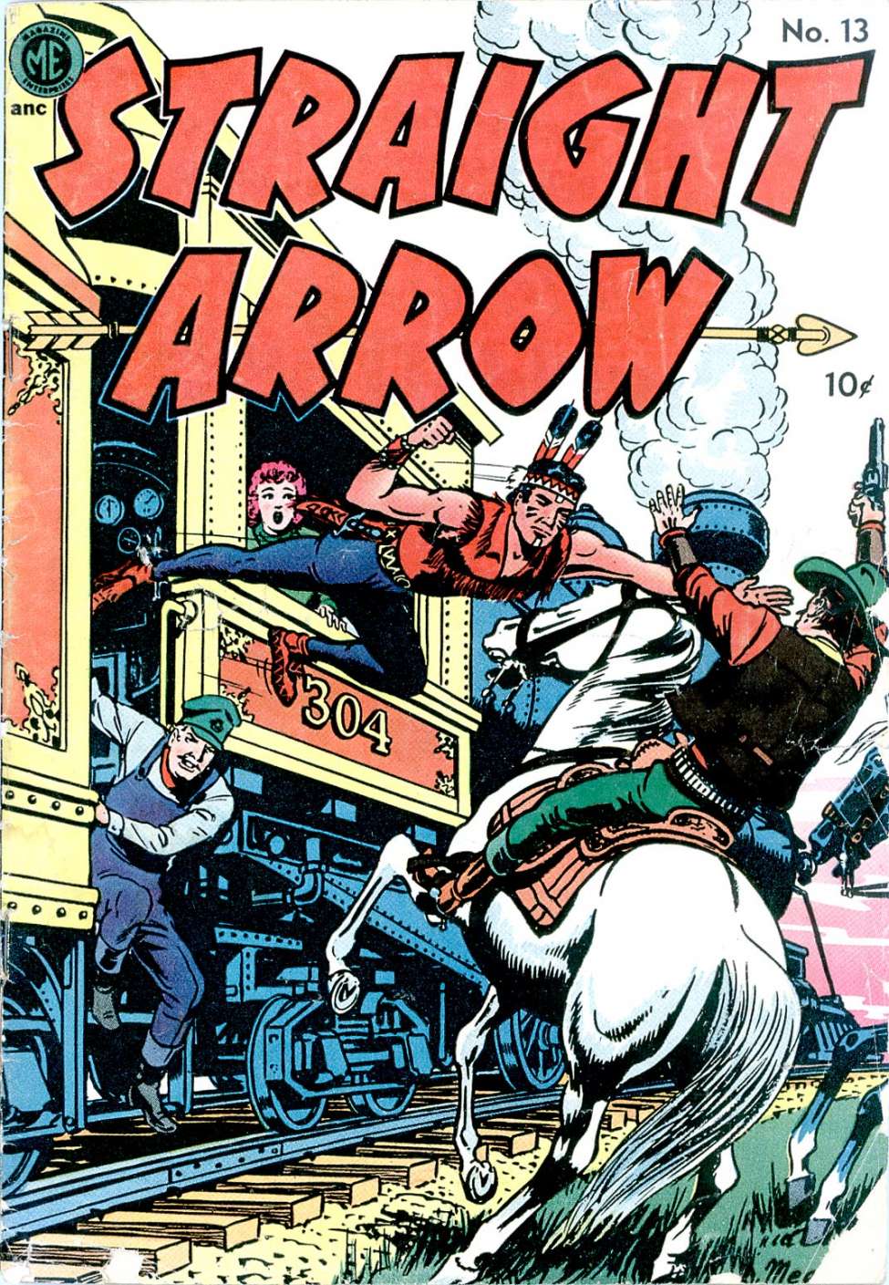 Comic Book Cover For Straight Arrow 13