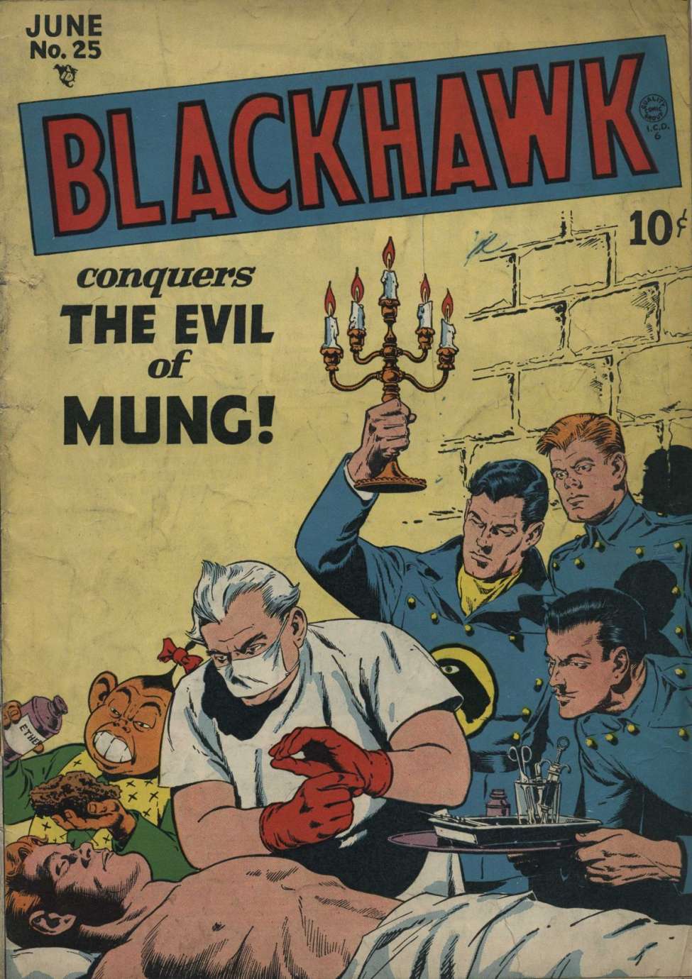 Comic Book Cover For Blackhawk 25