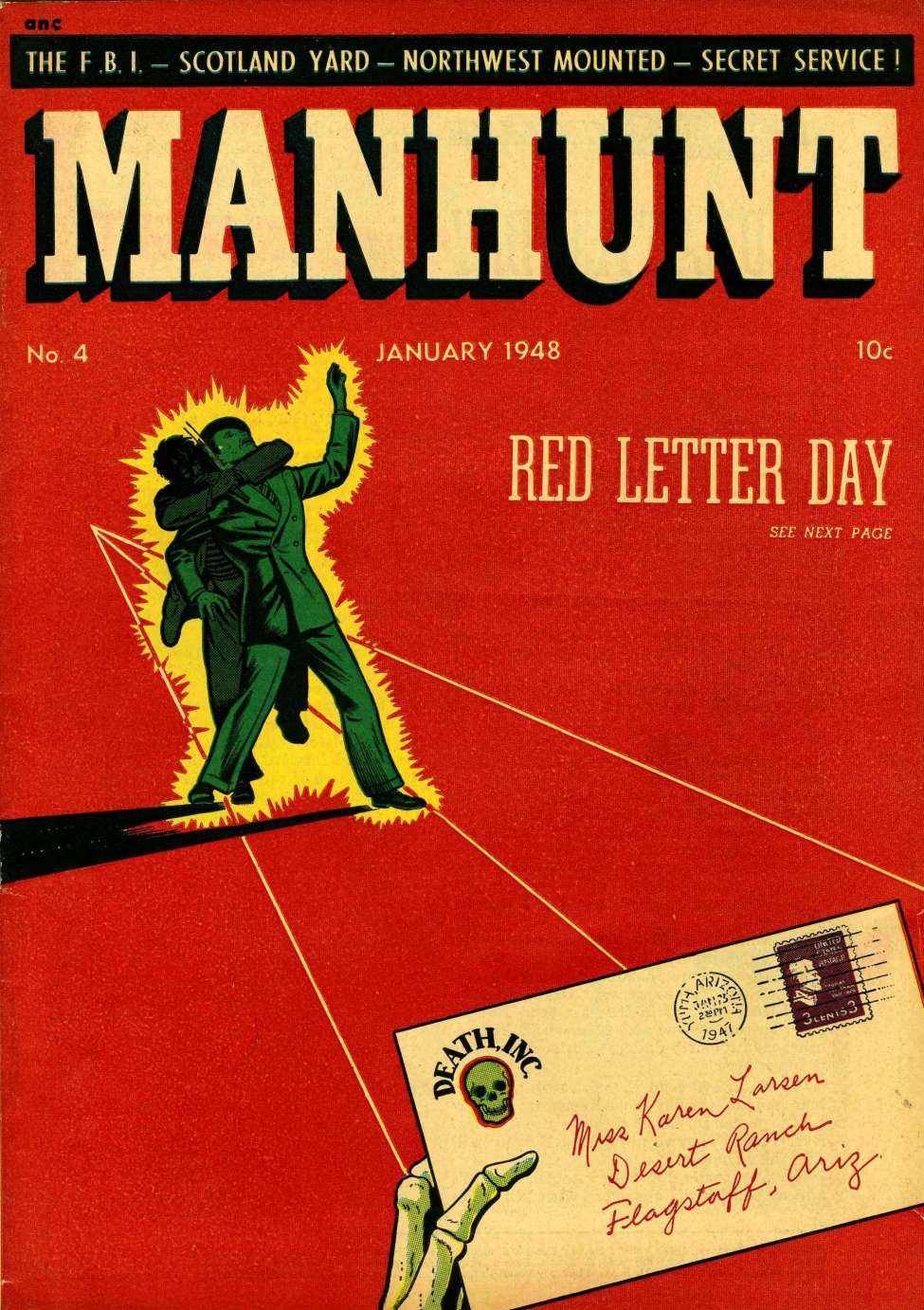 Comic Book Cover For Manhunt 4