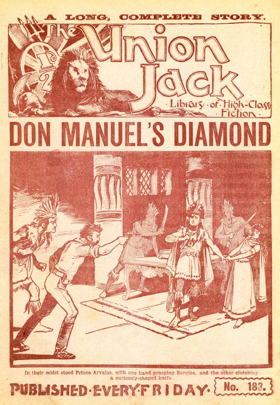 Book Cover For The Union Jack 183 - Don Manuel's Diamond