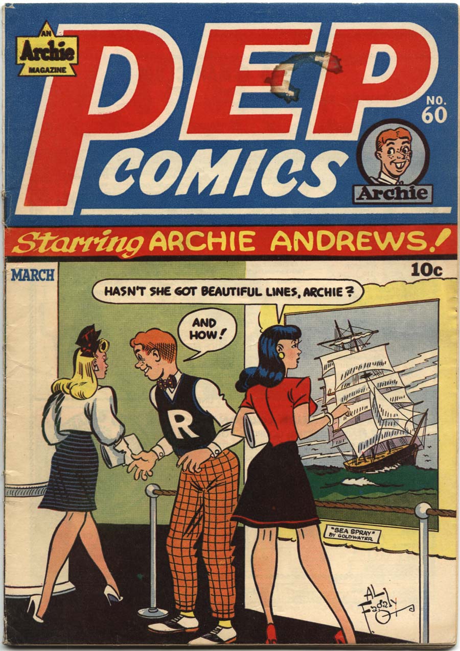 Comic Book Cover For Pep Comics 60