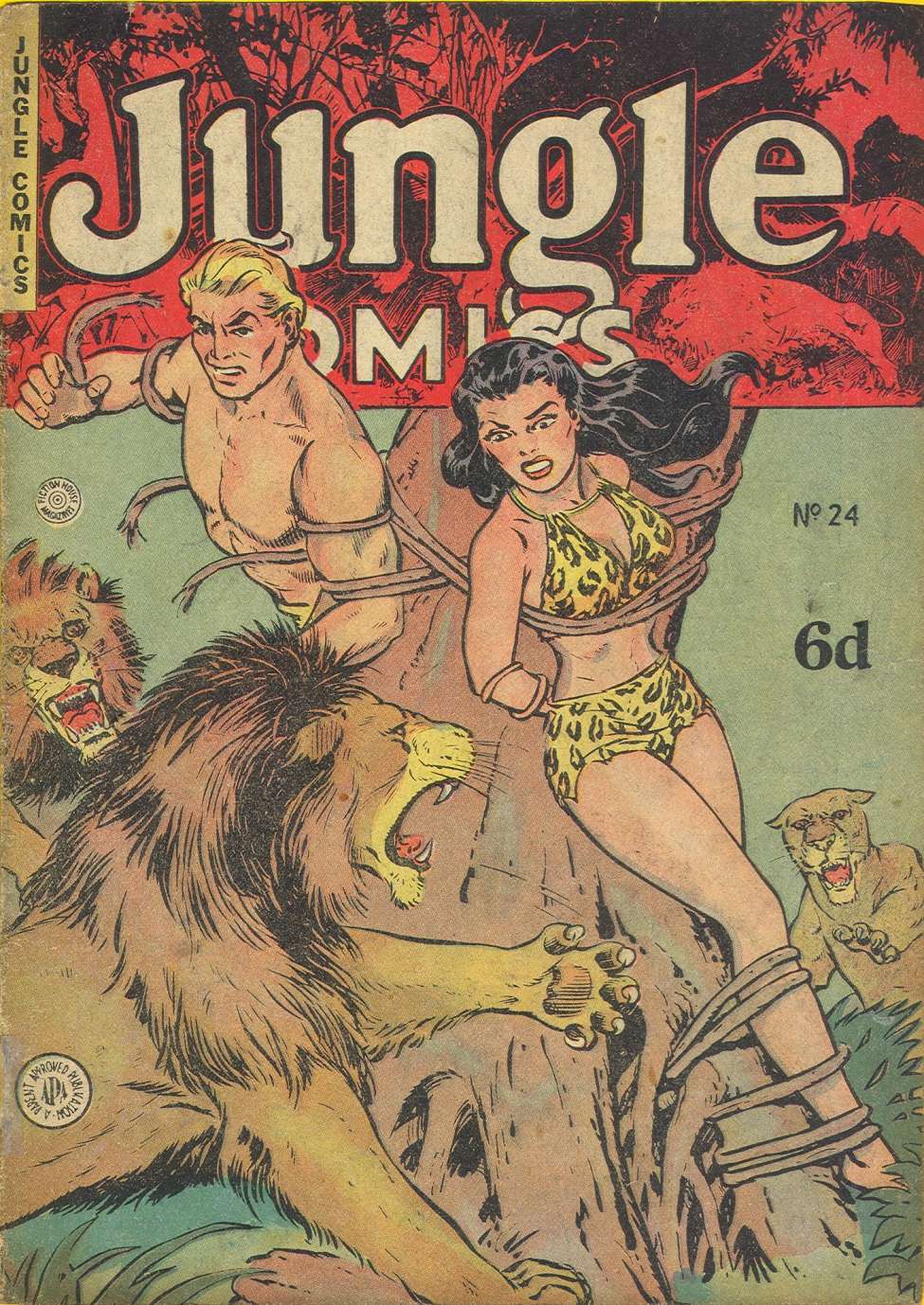 Book Cover For Jungle Comics 24