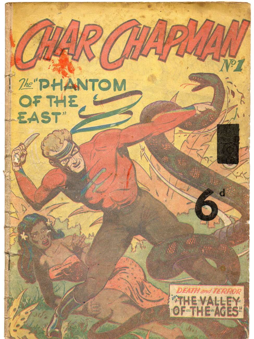 Comic Book Cover For Char Chapman, The Phantom of the East 1