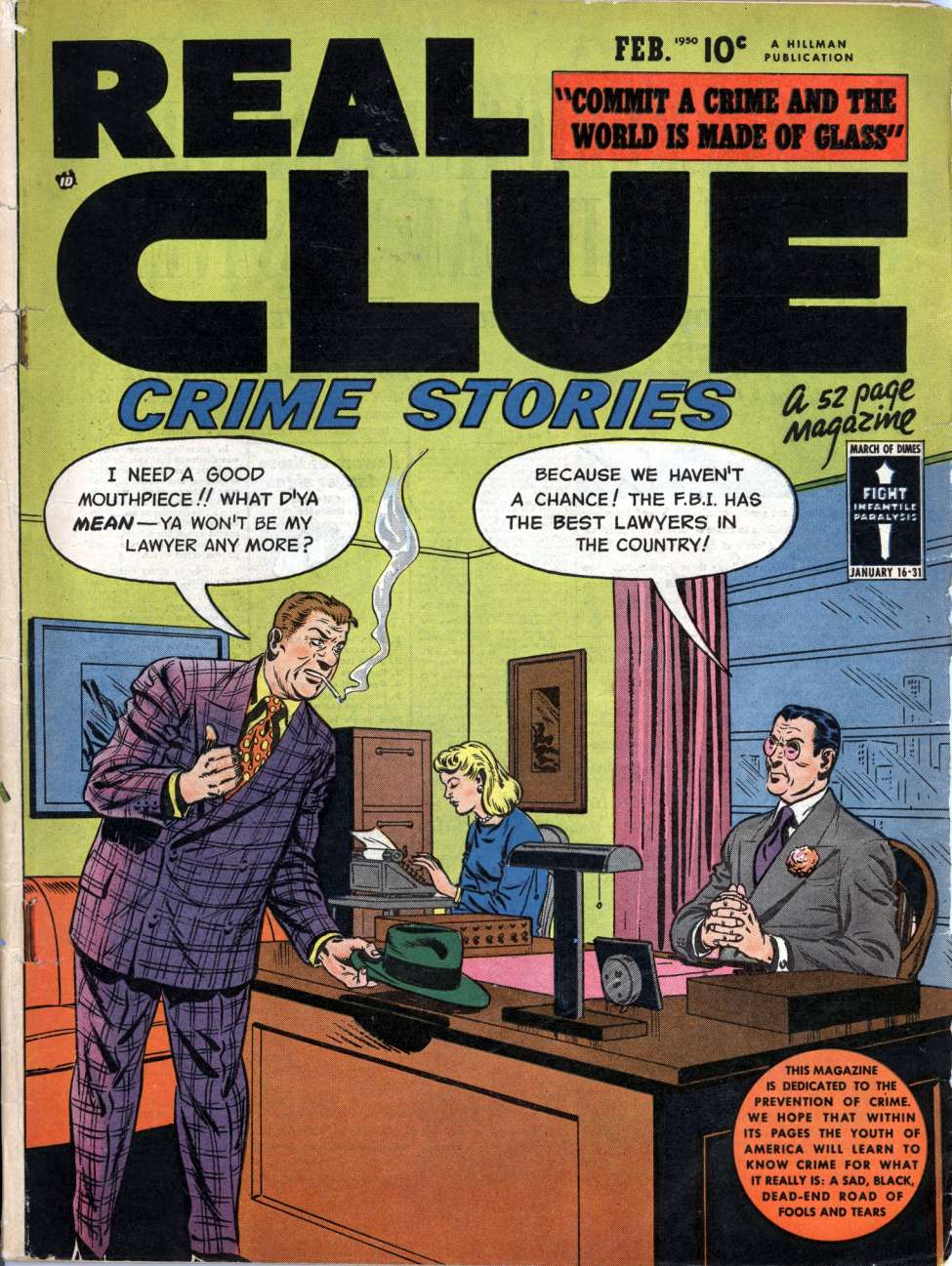 Book Cover For Real Clue Crime Stories v4 12