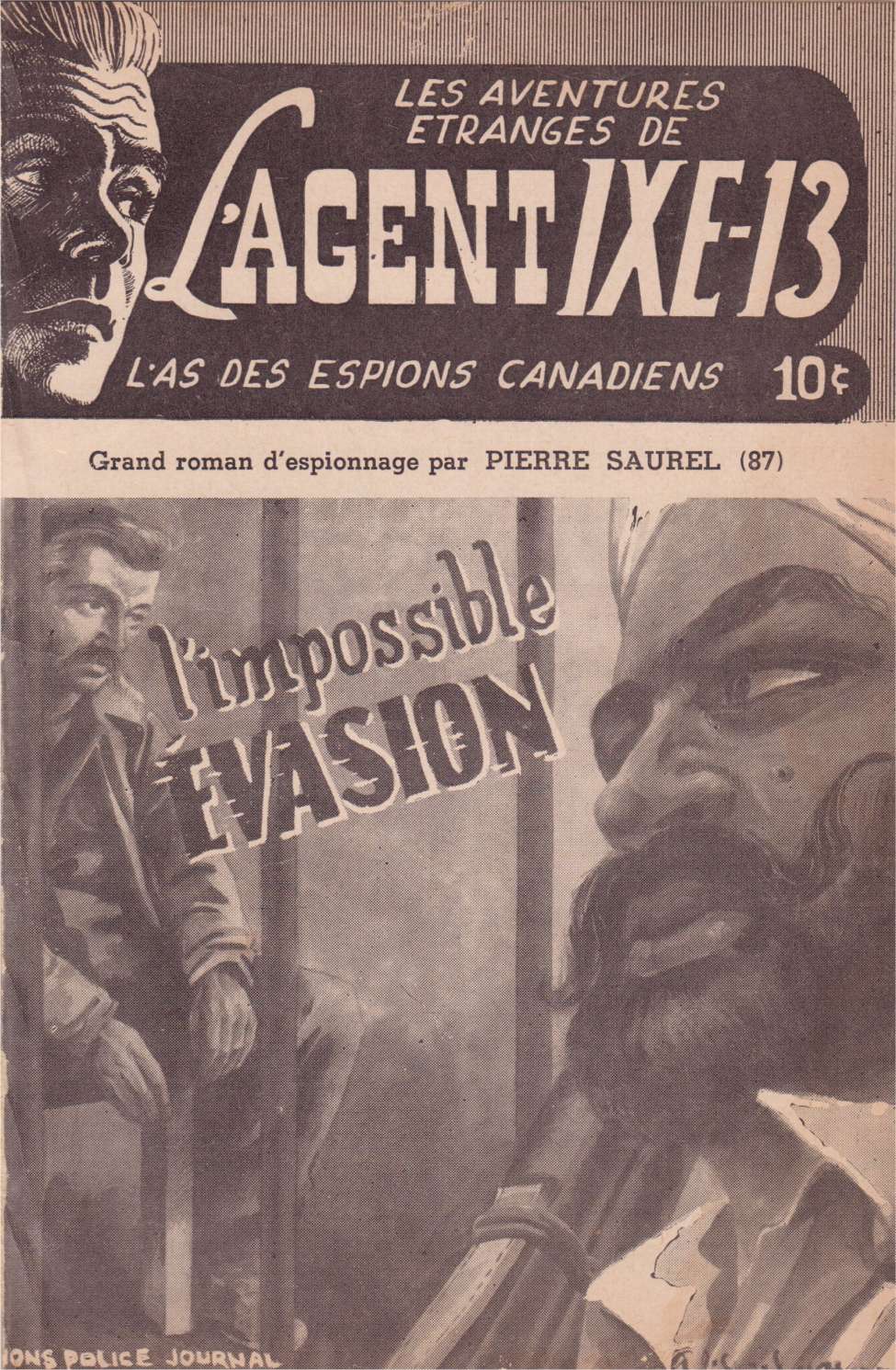 Comic Book Cover For L'Agent IXE-13 v2 87 - L'impossible évasion