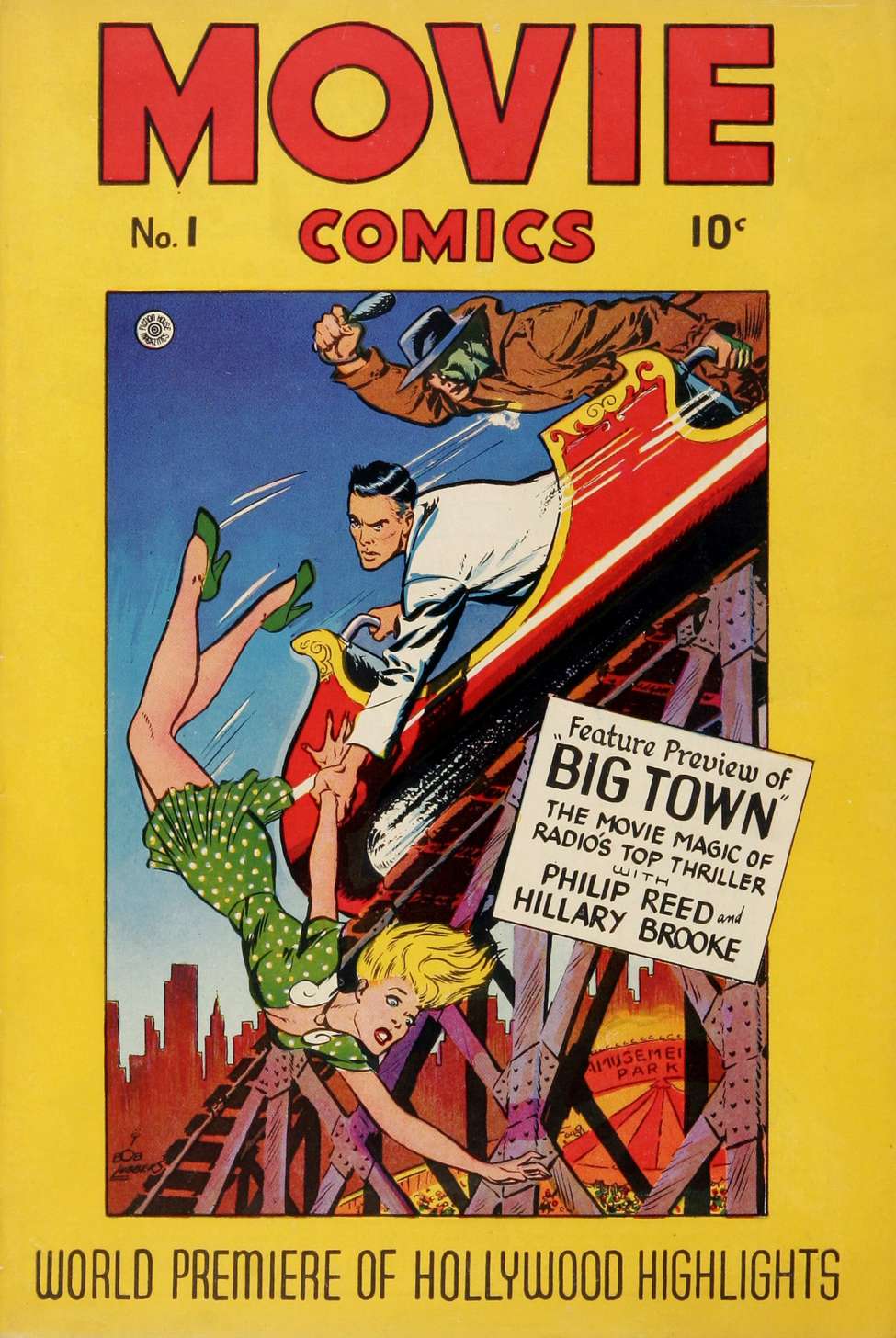 Comic Book Cover For Movie Comics 1