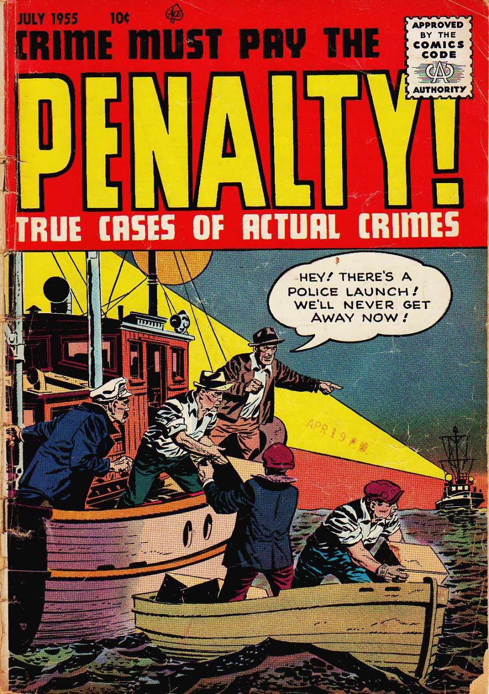 Comic Book Cover For Crime Must Pay the Penalty 46
