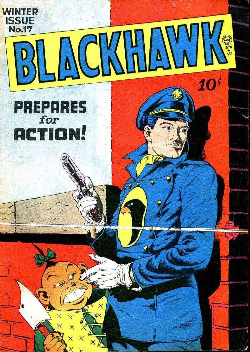Comic Book Cover For Blackhawk 17