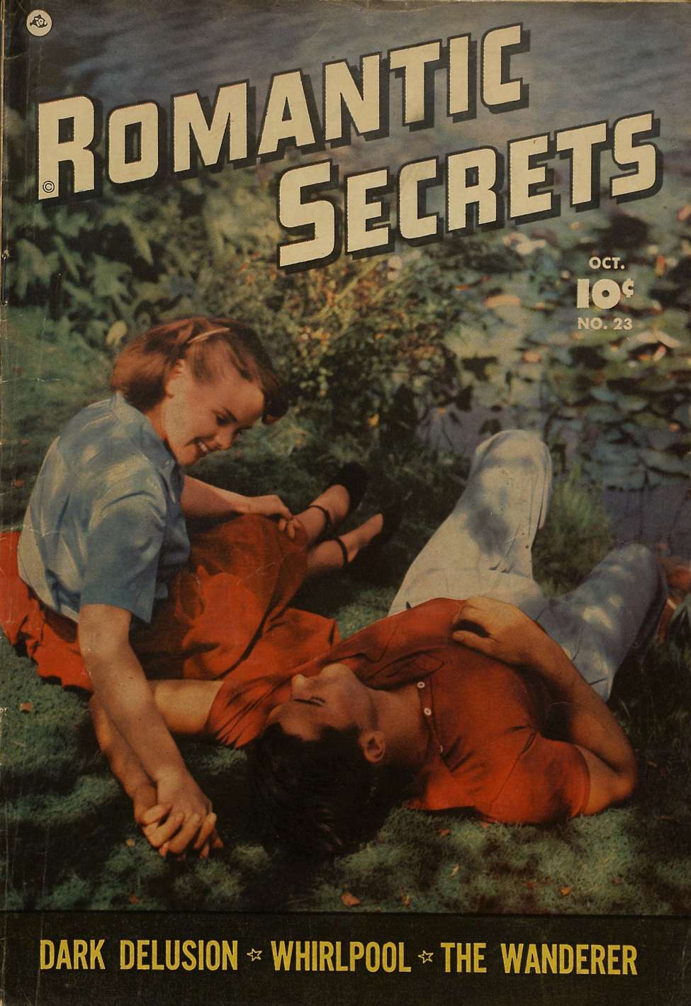 Comic Book Cover For Romantic Secrets 23
