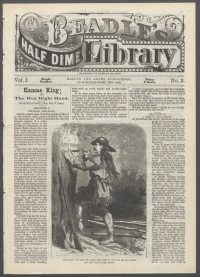 Large Thumbnail For Beadle's Half Dime Library 3 - Kansas King