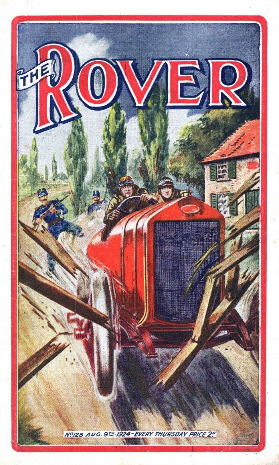 Comic Book Cover For The Rover 128
