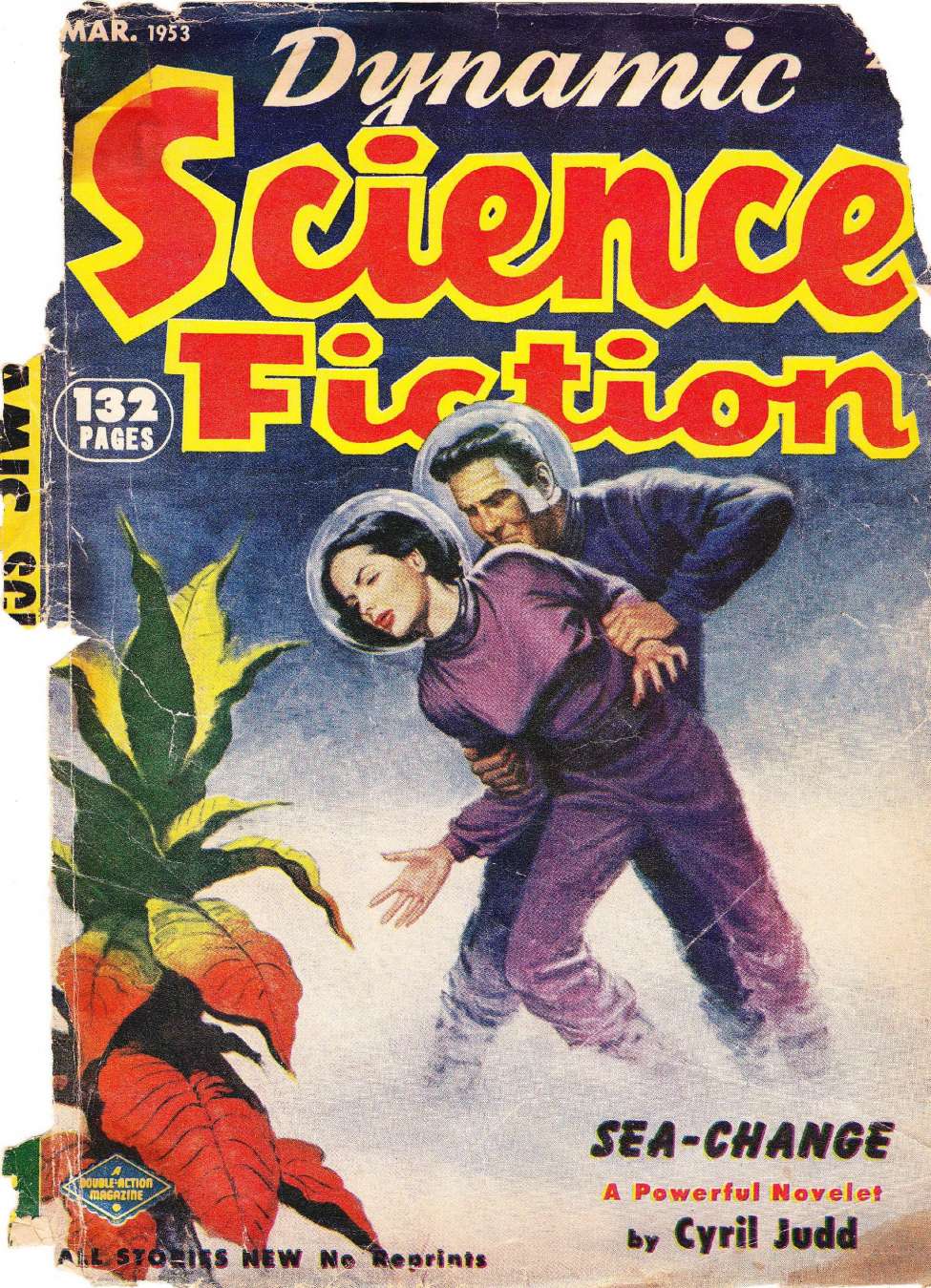 Comic Book Cover For Dynamic Science Fiction 2