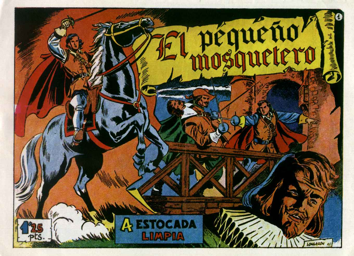 Book Cover For El Pequeño Mosquetero 1 - A Estocada Limpia
