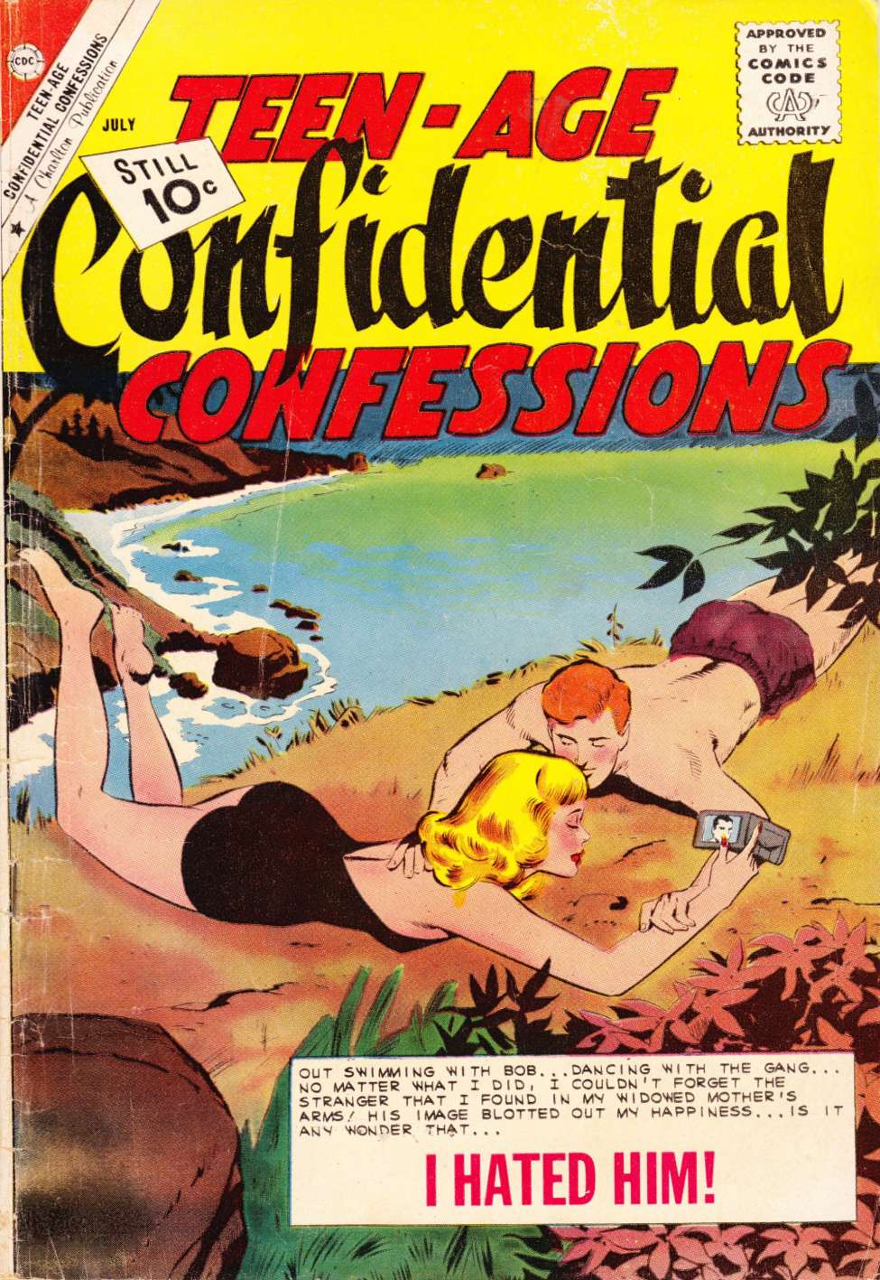 Comic Book Cover For Teen-Age Confidential Confessions 7