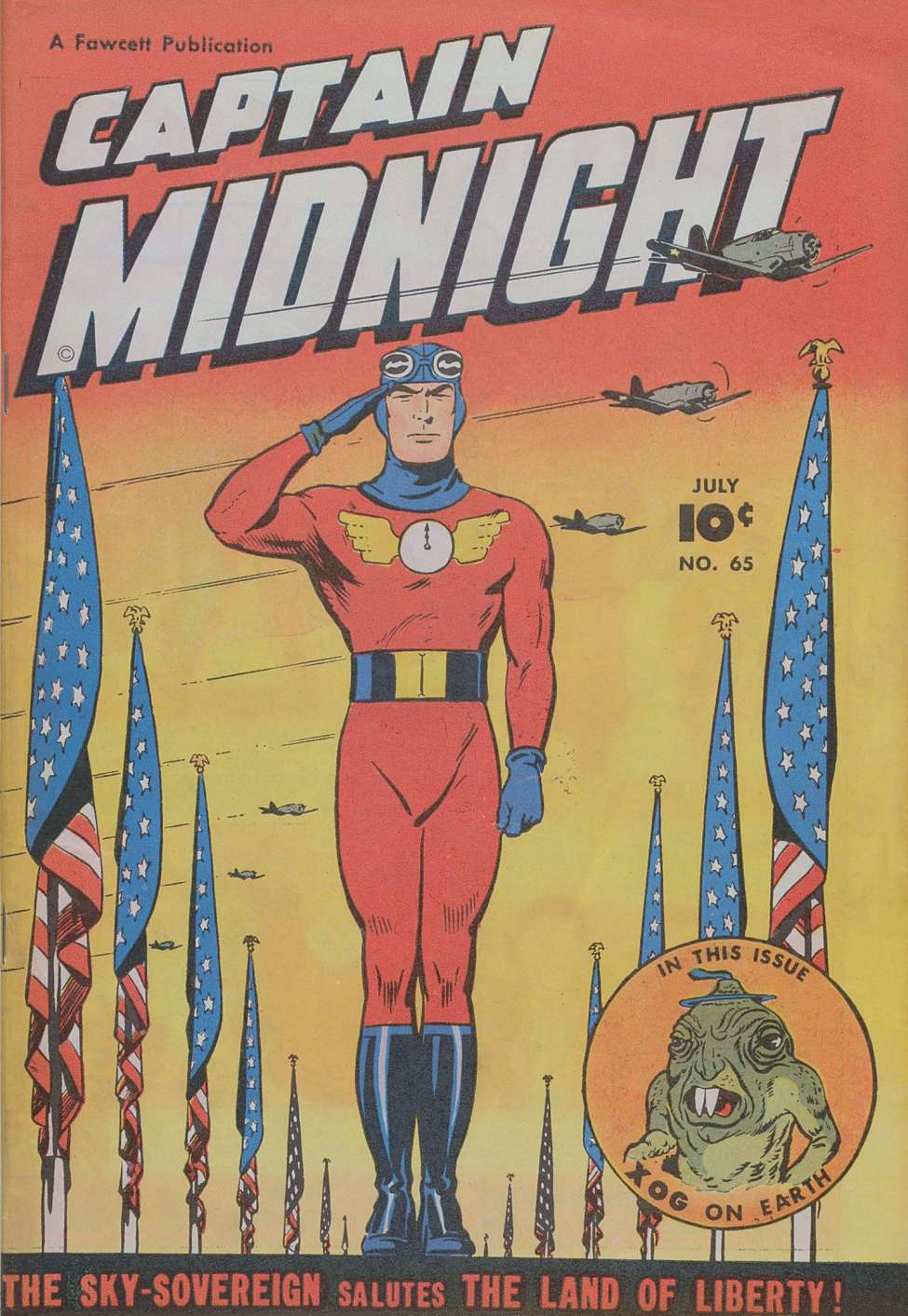 Comic Book Cover For Captain Midnight 65