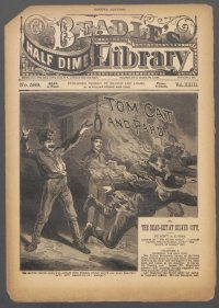 Large Thumbnail For Beadle's Half Dime Library 589 - Tom Cat and Pard
