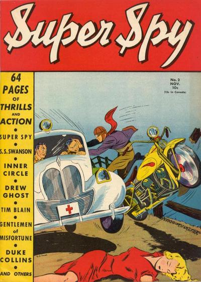 Comic Book Cover For Super Spy 2