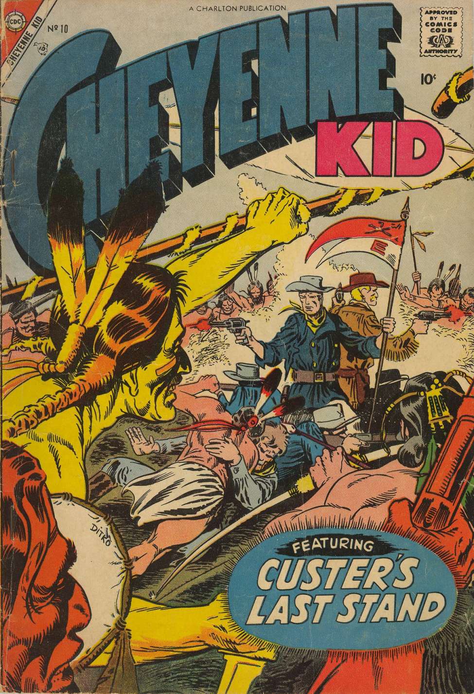 Comic Book Cover For Cheyenne Kid 10