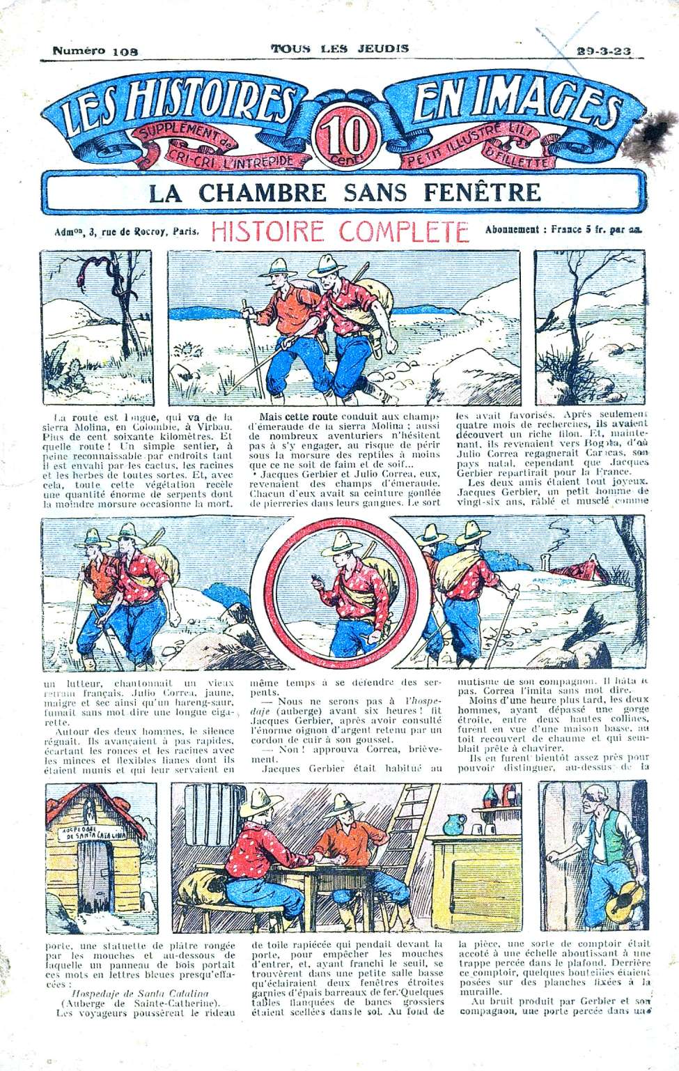 Book Cover For Les Histoires en Images 108 - La Chambre sans Fen&ecirc;tre