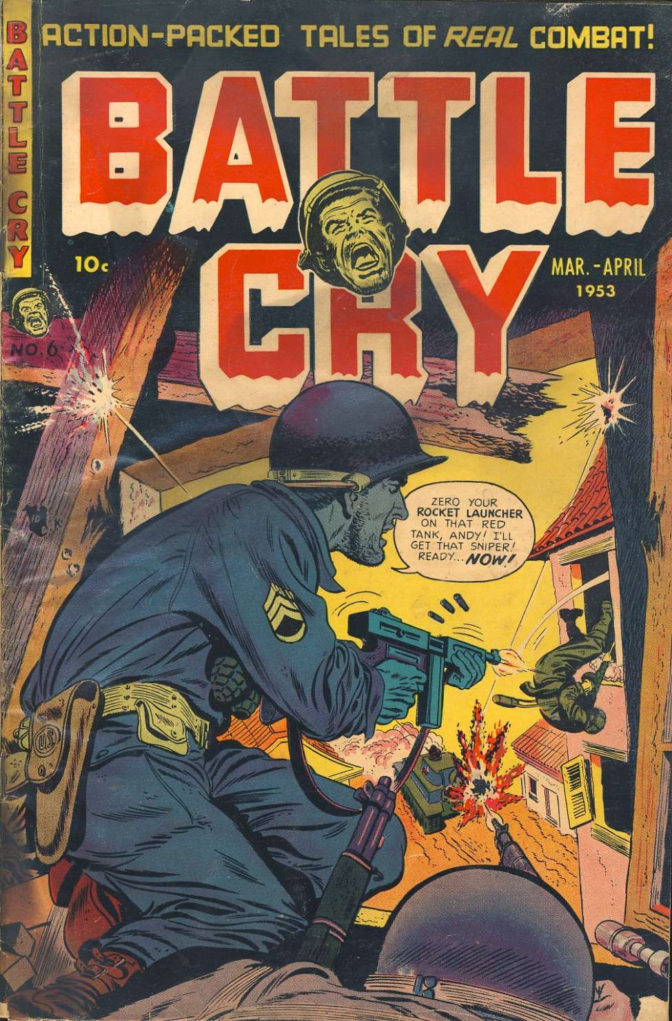 Comic Book Cover For Battle Cry 6