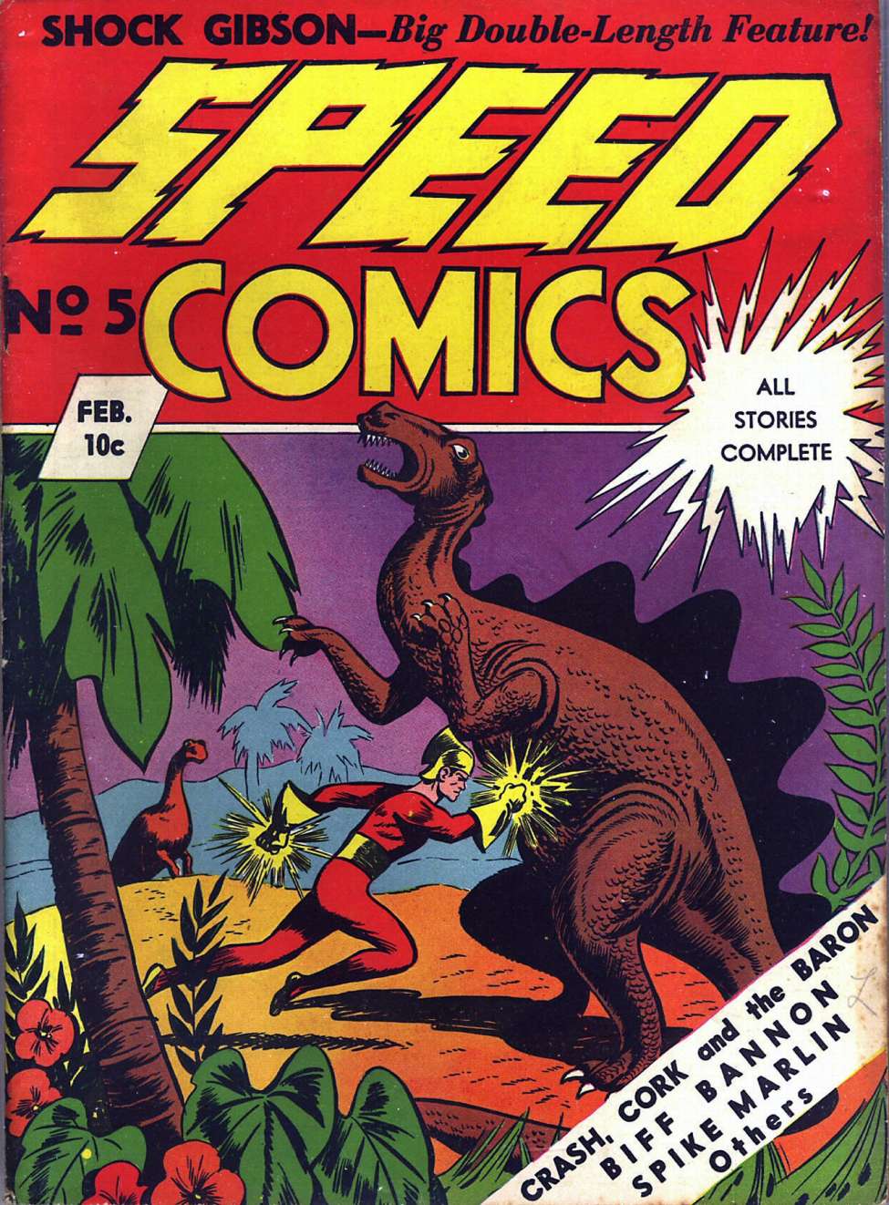 Book Cover For Speed Comics 5