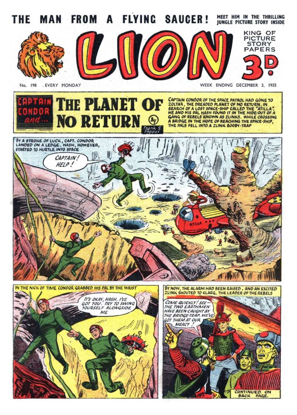 Comic Book Cover For Lion 198