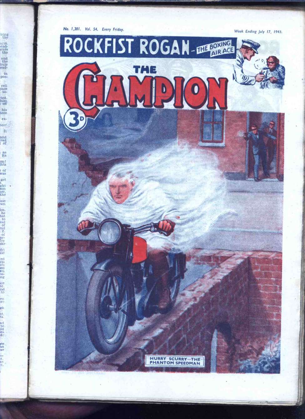 Comic Book Cover For The Champion 1381