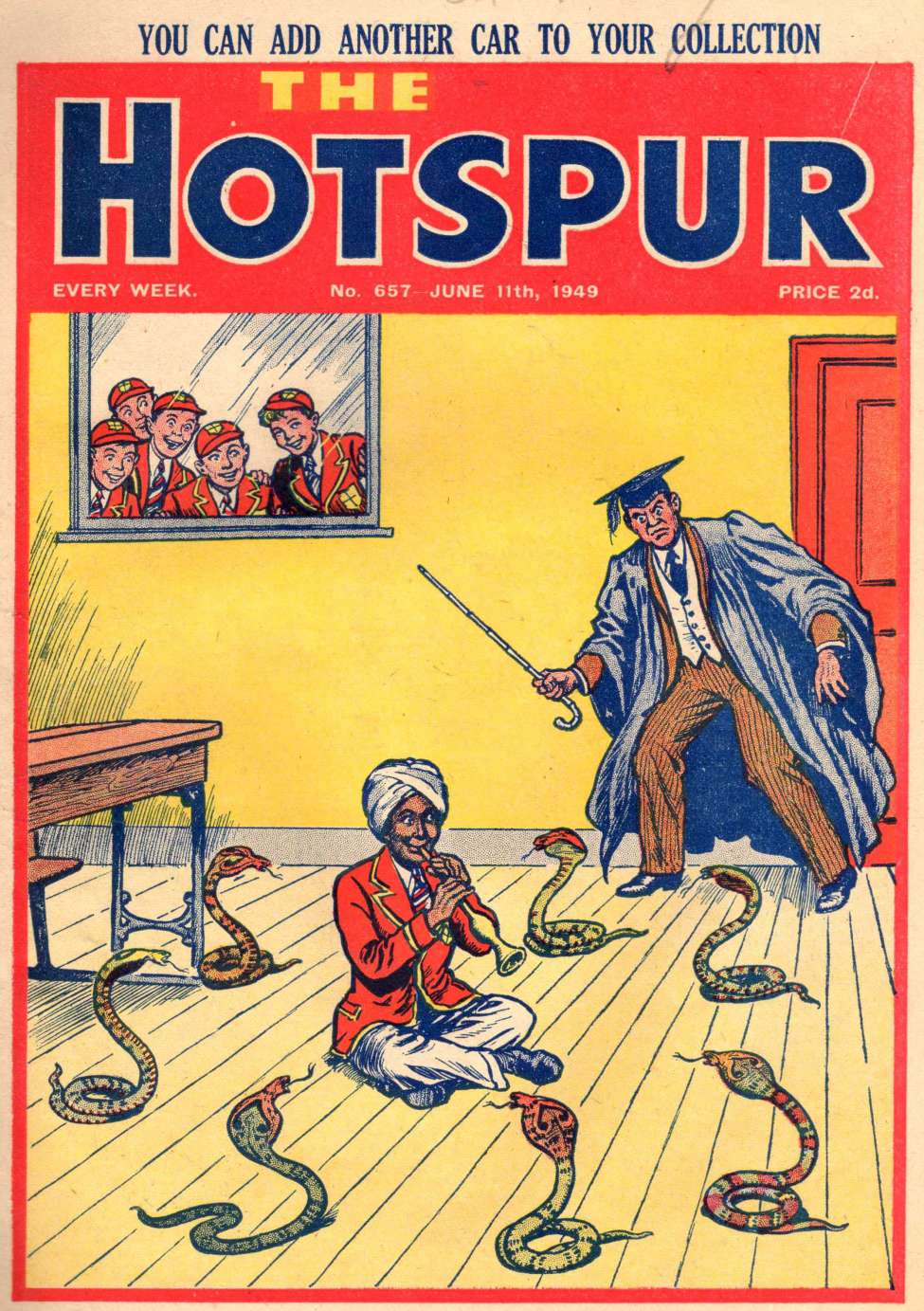 Comic Book Cover For The Hotspur 657