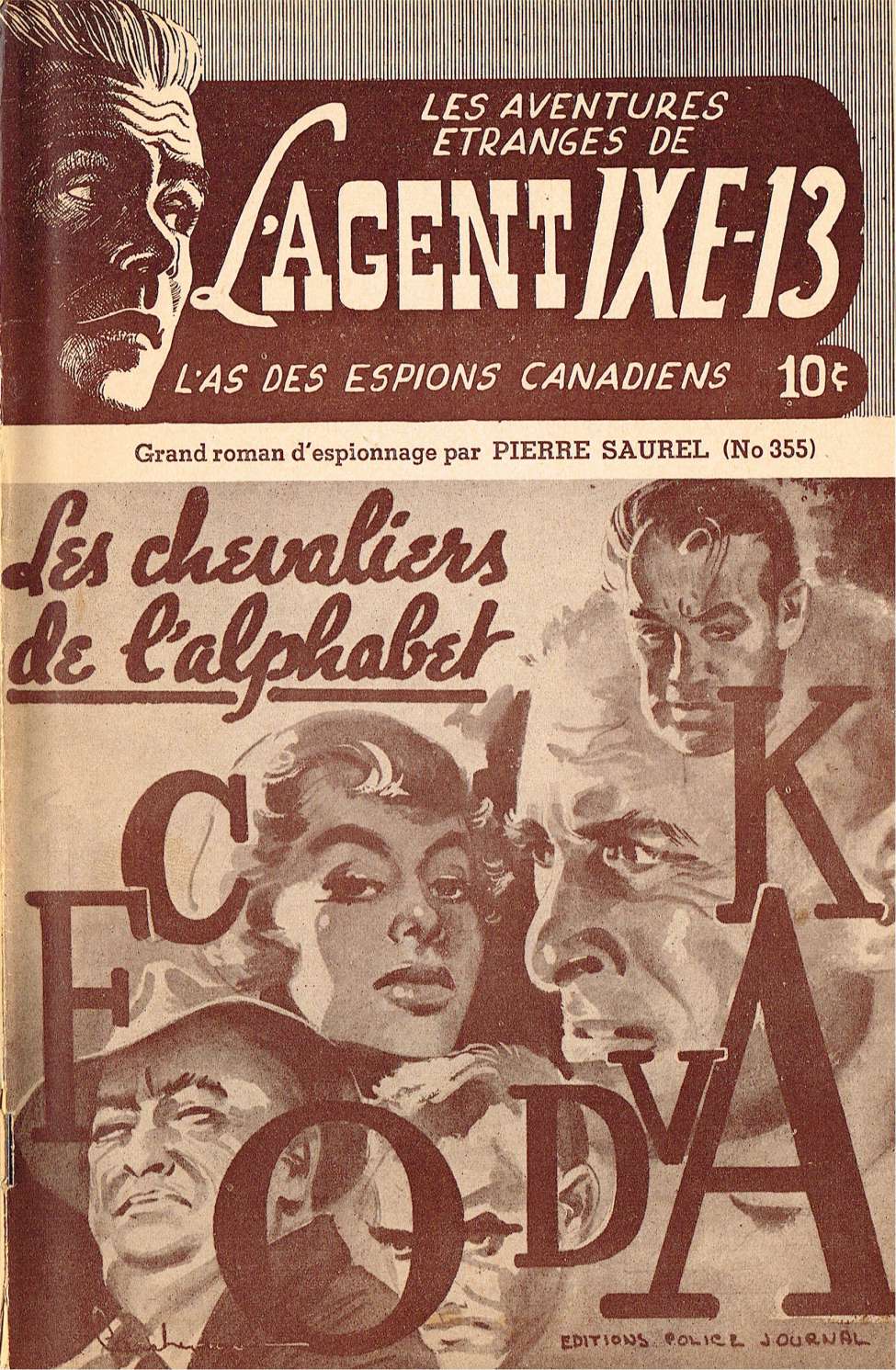Book Cover For L'Agent IXE-13 v2 355 - Les chevaliers de l'alphabet