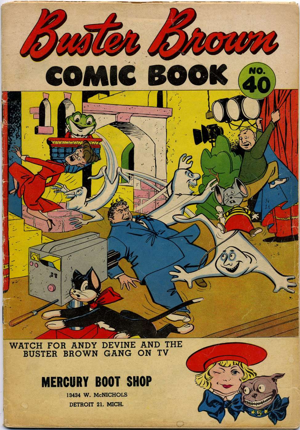 Comic Book Cover For Buster Brown 40