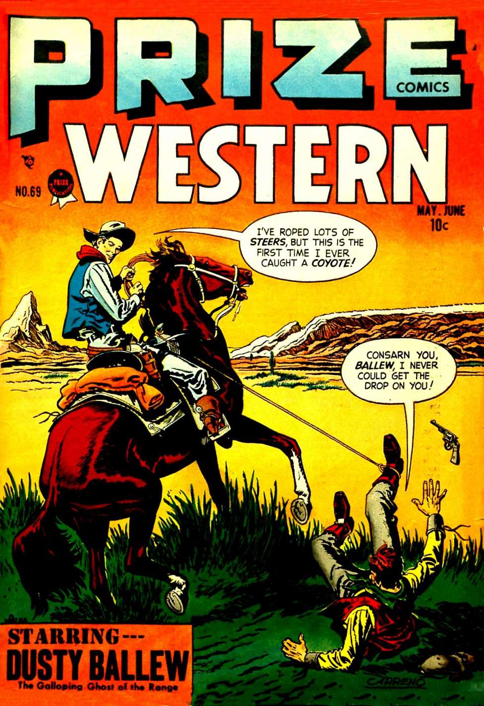 Book Cover For Prize Comics Western 69