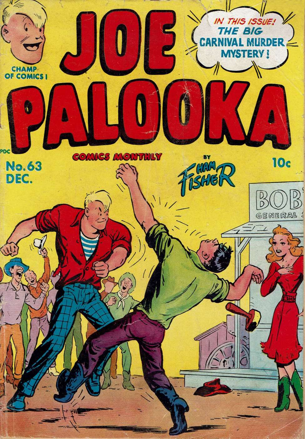 Comic Book Cover For Joe Palooka Comics 63