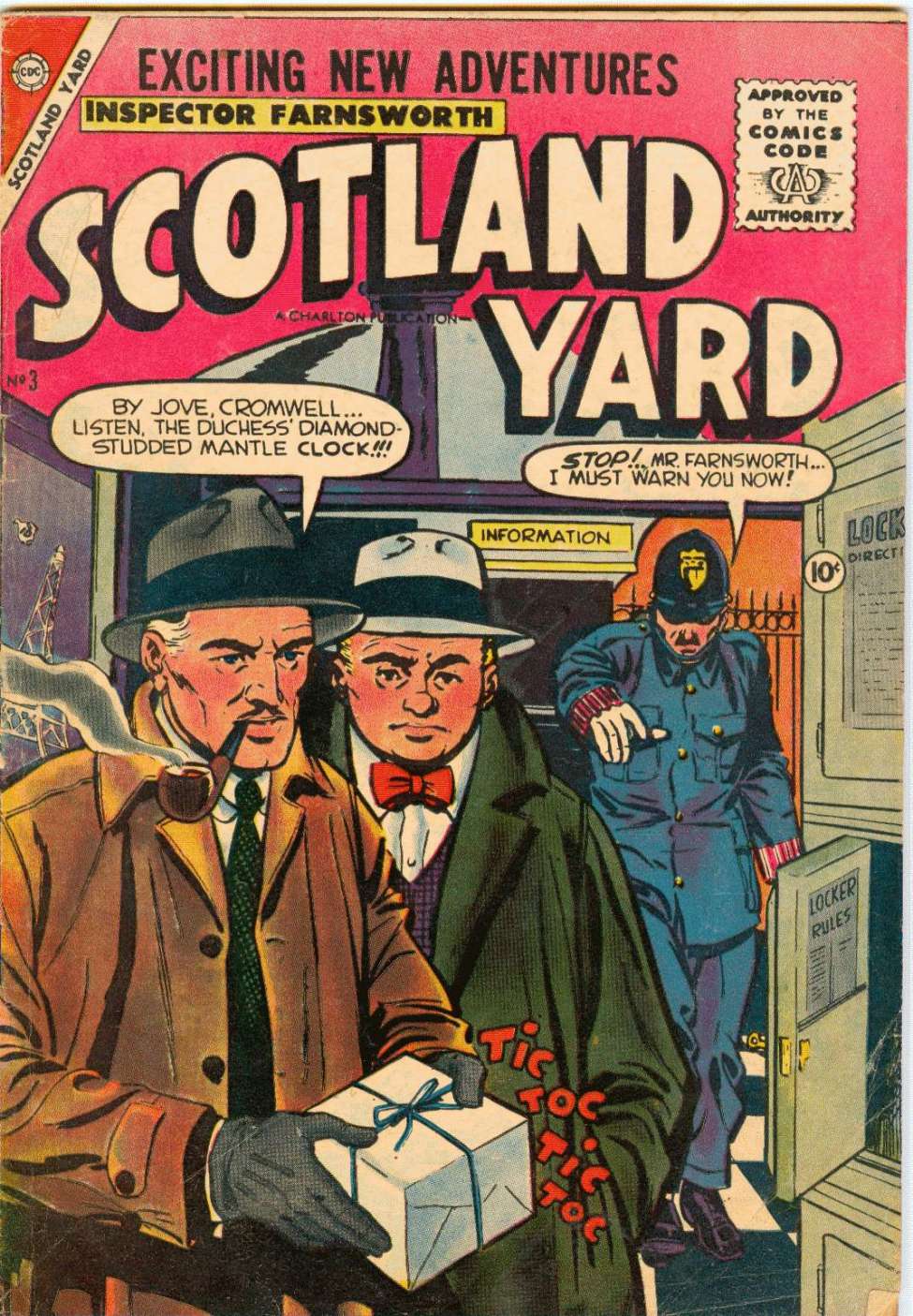 Comic Book Cover For Scotland Yard 3