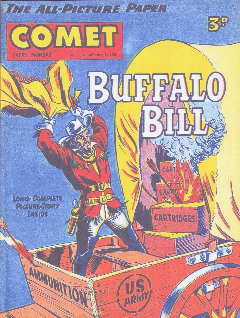 Comic Book Cover For The Comet 338