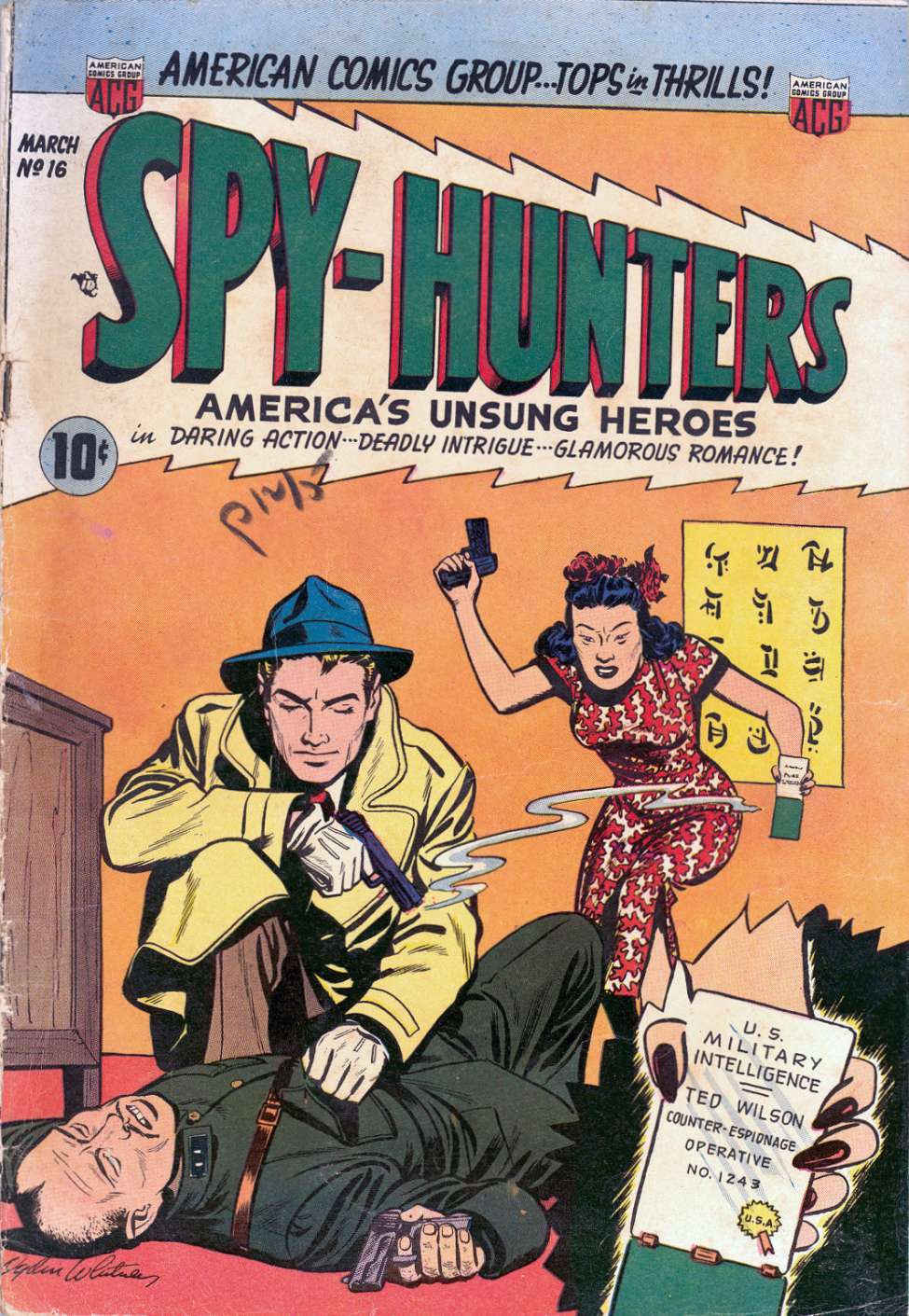 Book Cover For Spy Hunters 16