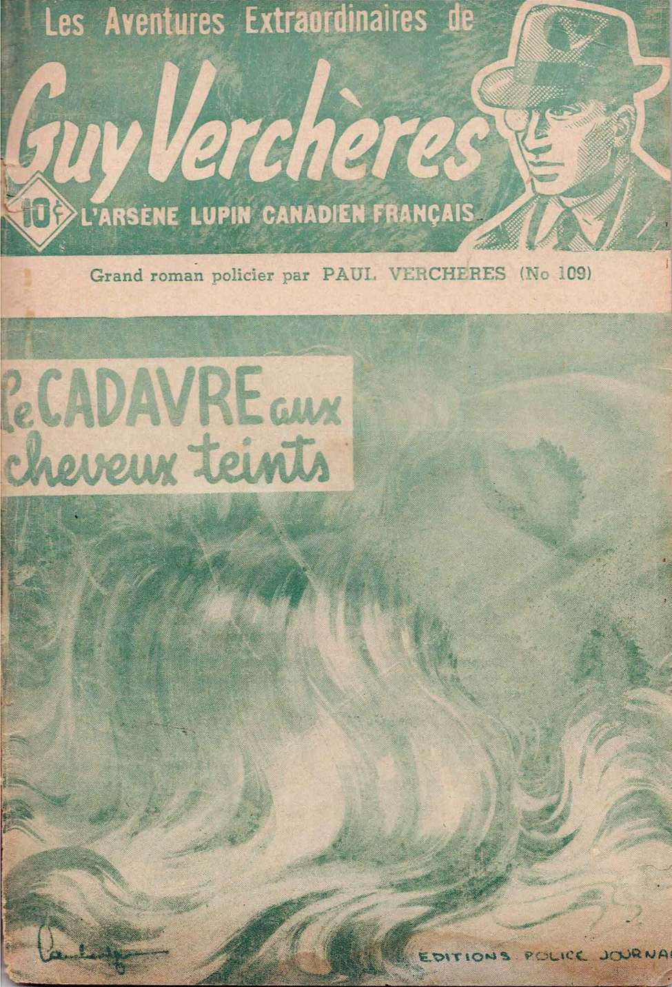 Book Cover For Guy-Vercheres v2 109 - Le cadavre aux cheveux teints