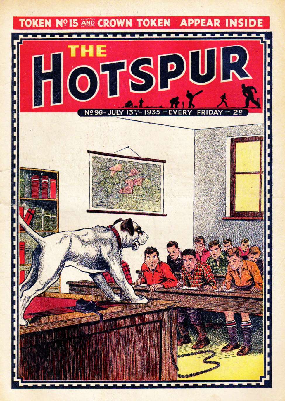 Comic Book Cover For The Hotspur 98