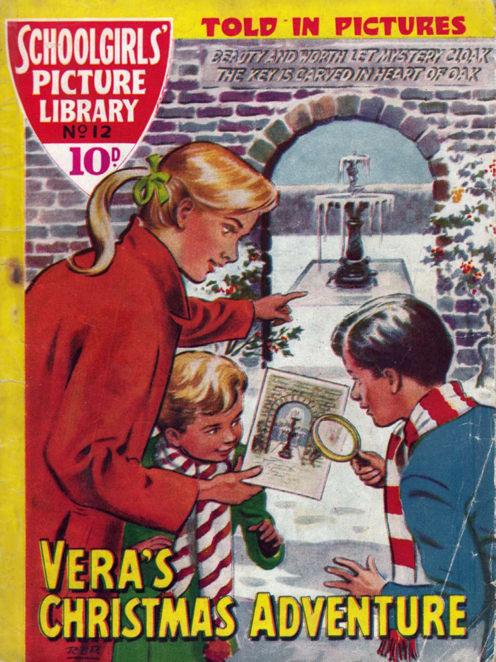 Book Cover For Schoolgirls' Picture Library 12 - Vera's Christmas Adventure