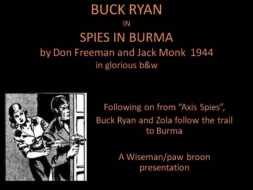 Comic Book Cover For Buck Ryan 20 - Spies in Burma