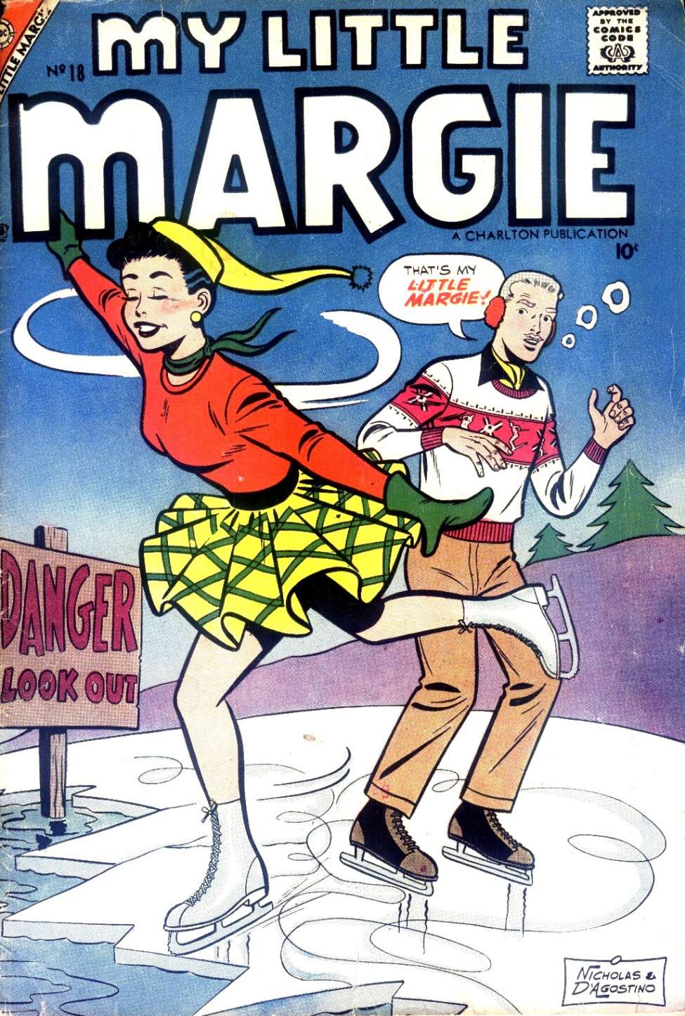 Comic Book Cover For My Little Margie 18