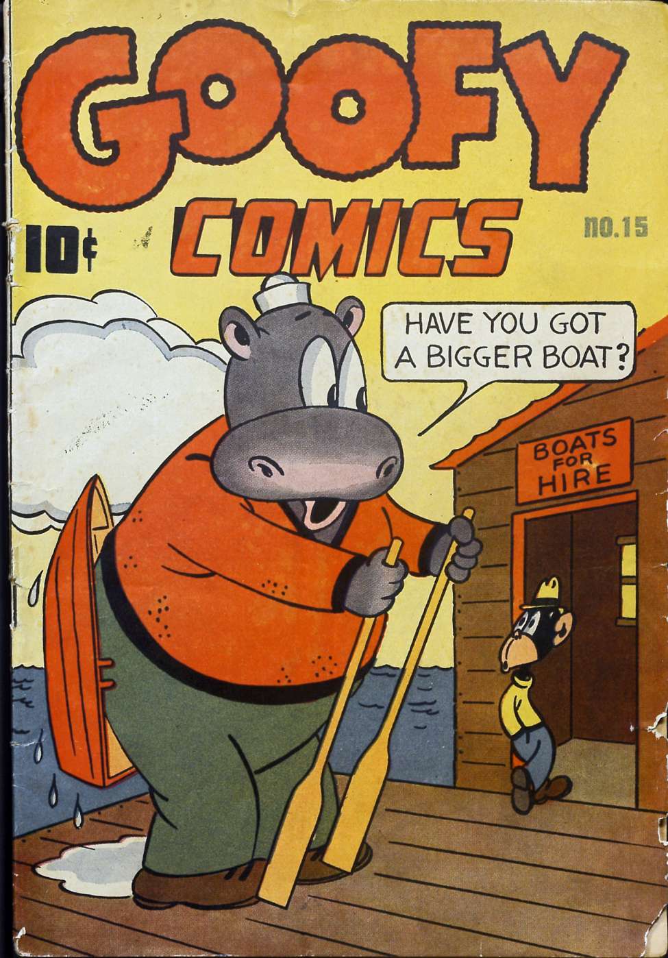 Comic Book Cover For Goofy Comics 15