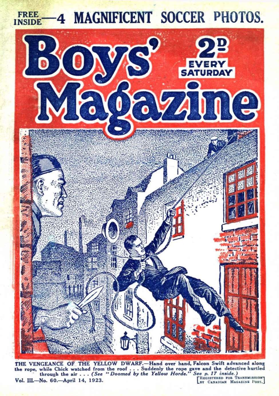 Book Cover For Boys' Magazine 60