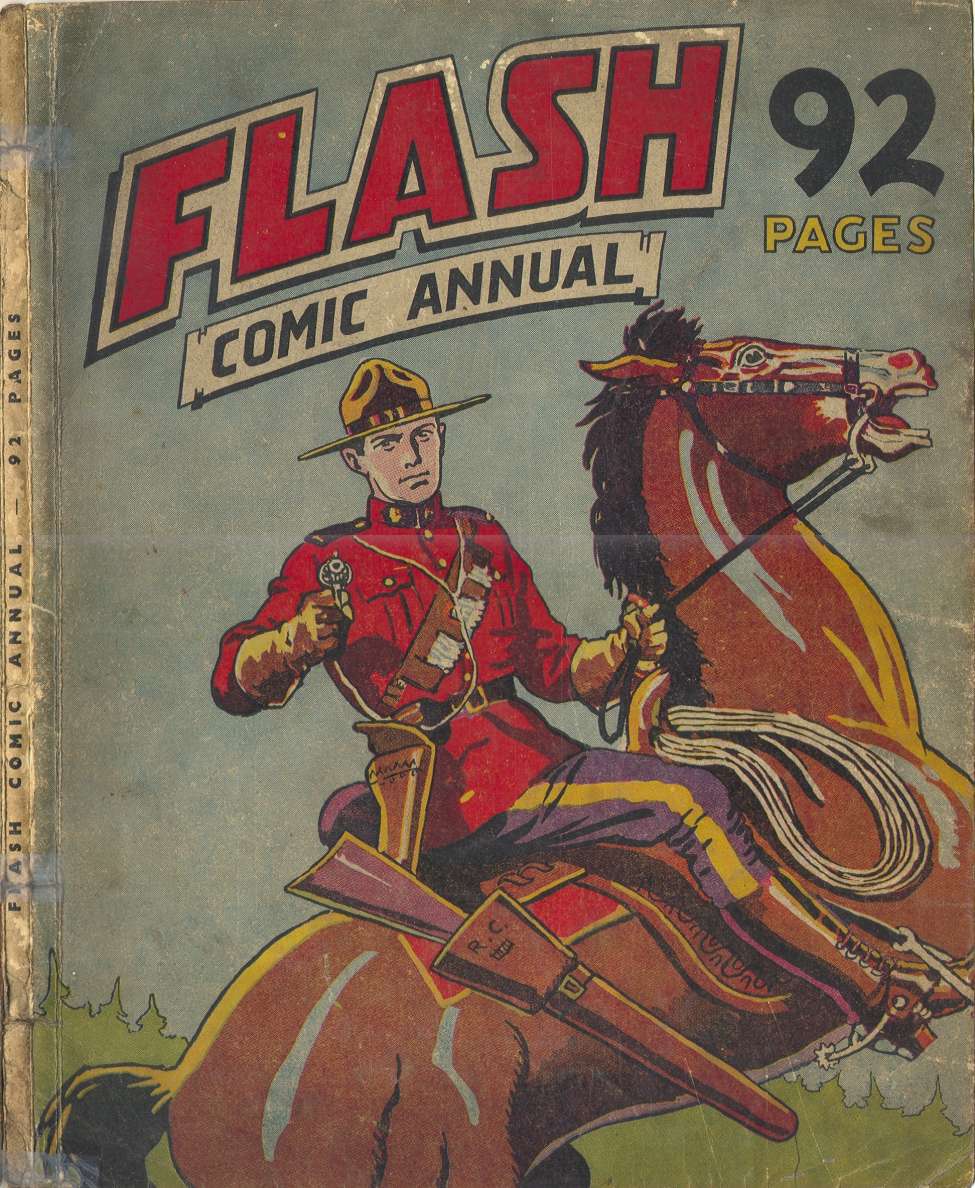 Comic Book Cover For Flash Comic Annual