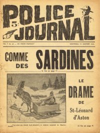 Large Thumbnail For Police Journal v5 42 - Le drame de St-Léonard d'Aston